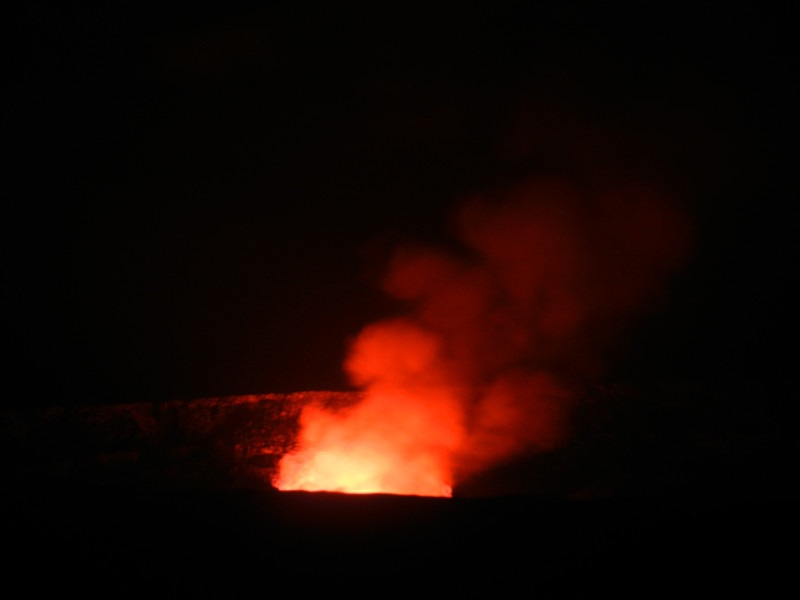 Kilauea Caldera by Night