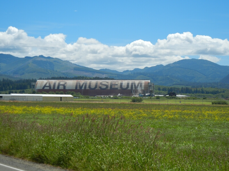 Tillamook Air Museum Lightning From Road